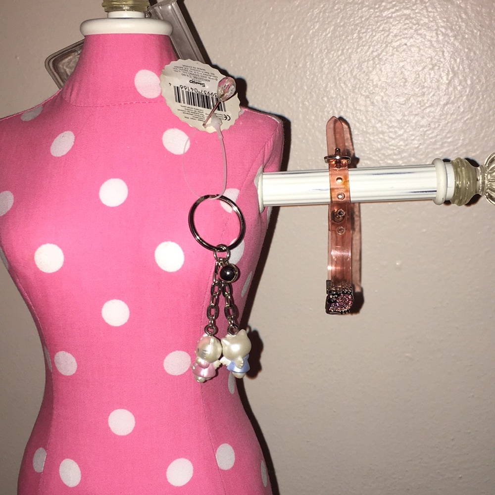 Hello Kitty Bracelet and Keychain
